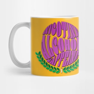 Alcohol Nicotine Caffeine Mug